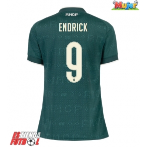 Real Madrid Endrick #9 Segunda Equipación Mujer 2026-27 Manga Corta